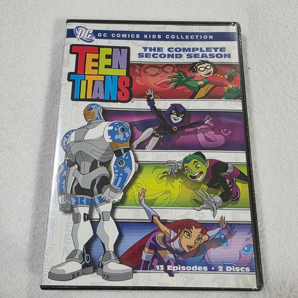 Teen Titans The Complete Second Season DVD DC Comics Kids Collection 2-Disc New